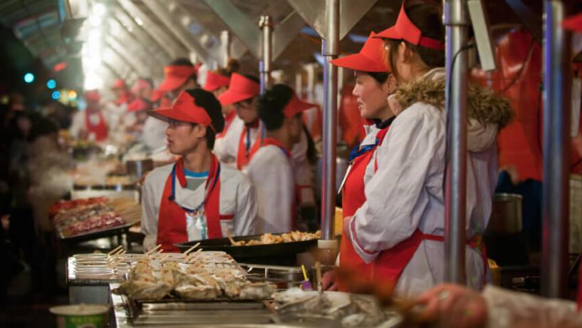 A Chinese Food Market